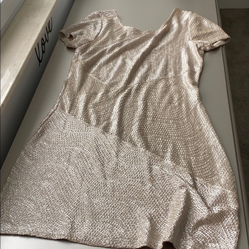 Free People, Gold Dress